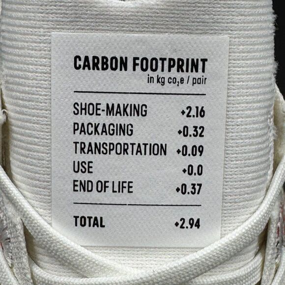 Adidas x Allbirds Wmns Adizero 2.94 KG CO2e 'Grey Semi Turbo' - Picture 7 of 9